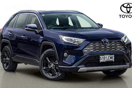 Blue 2021 Toyota RAV4 SUV CRUISER 4X4