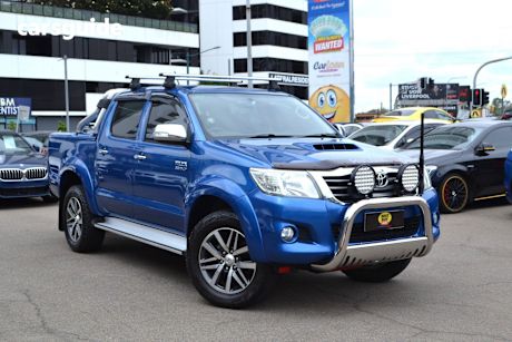 Blue 2015 Toyota Hilux Ute Tray SR5 4X4