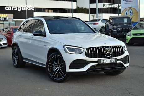 White 2020 Mercedes-Benz GLC43 Wagon 4Matic