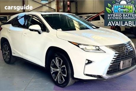 White 2017 Lexus RX SUV 4WD LUXURY HYBRID