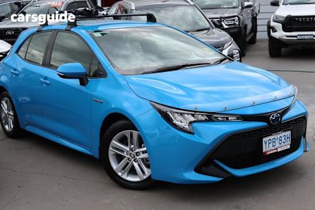 Blue 2021 Toyota Corolla Hatch