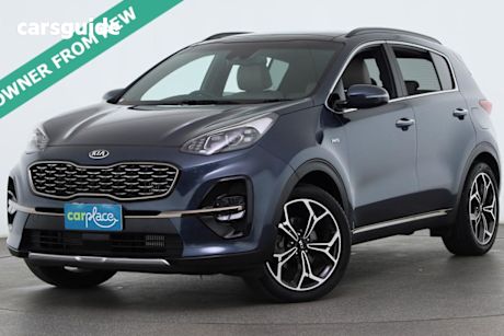 Blue 2021 Kia Sportage Wagon Gt-Line (Awd)
