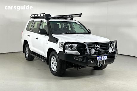White 2019 Toyota Landcruiser Wagon Lc200 Gx (4X4)