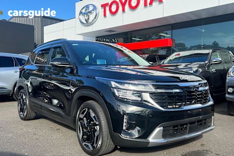 Black 2023 Kia Seltos Wagon Gt-Line (Awd) (Two-Tone)