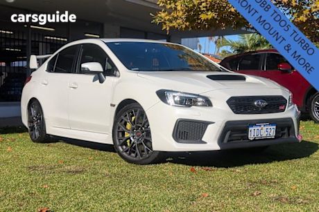 White 2019 Subaru WRX Sedan Sti Spec R (Awd)