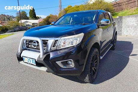 Black 2015 Nissan Navara Ute Tray ST 4X4
