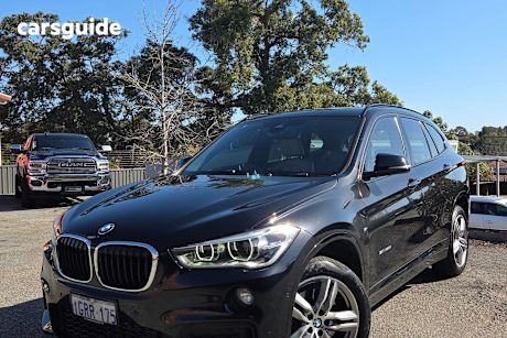 Black 2018 BMW X1 SUV SDRIVE 20I M SPORT F48 MY18