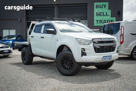 White 2020 Isuzu D-MAX Ute Tray SX 4X4