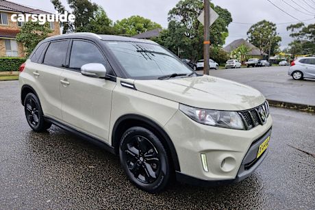 Beige 2016 Suzuki Vitara SUV S TURBO F