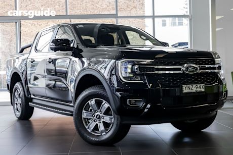 Black 2024 Ford Ranger Ute Tray XLT 4X4