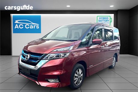 Red 2018 Nissan Serena Commercial HYBRID PRO PILOT
