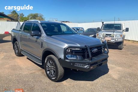 Silver 2024 Ford Ranger Ute Tray WILDTRAK 4X4