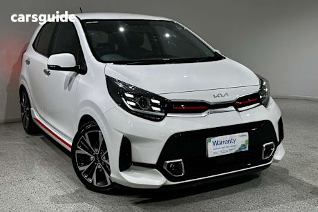 White 2022 Kia Picanto Hatch GT-LINE F
