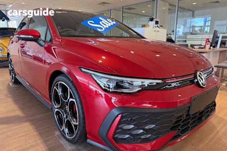 Red 2025 Volkswagen Golf Hatchback Gti