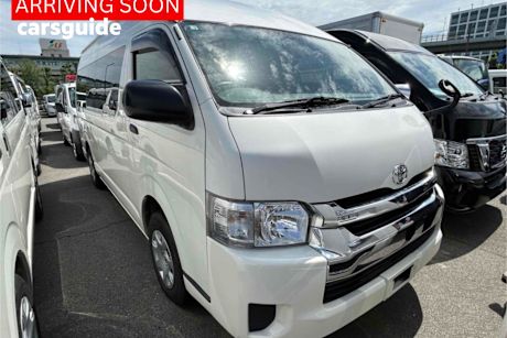 White 2019 Toyota HiAce Commercial 2.7L PETROL VAN CAMPERVAN GL