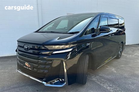 Black 2024 Toyota Vellfire SUV Z PREMIER