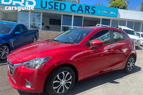 Red 2016 Mazda 2 Hatchback Neo