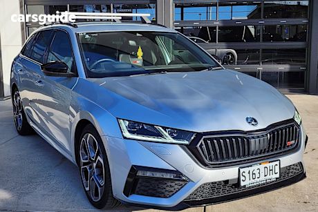 Silver 2021 Skoda Octavia SUV RS F