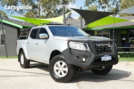Silver 2015 Nissan Navara Dual Cab Utility St (4X4)