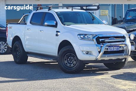 White 2017 Ford Ranger Ute Tray XLT 4X4