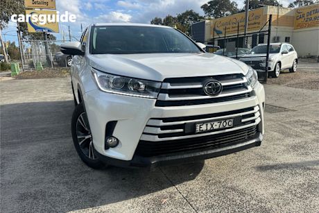 White 2019 Toyota Kluger Wagon Gx (4X2)