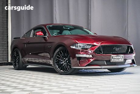 Red 2018 Ford Mustang Coupe Fastback Gt 5.0 V8
