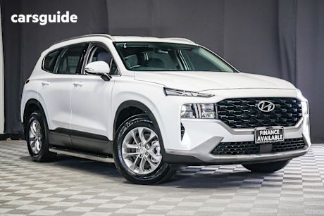 White 2021 Hyundai Santa FE Wagon Mpi (2Wd)