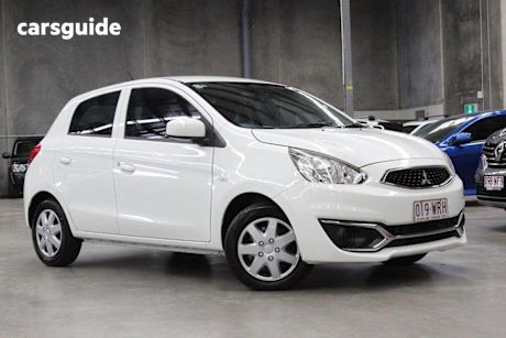 White 2016 Mitsubishi Mirage Sedan Es