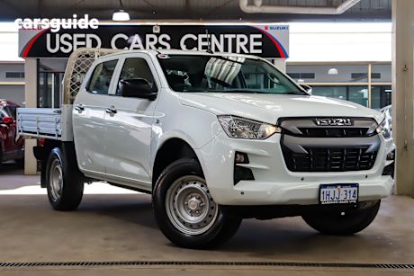 White 2021 Isuzu D-MAX Ute Tray SX 4X4