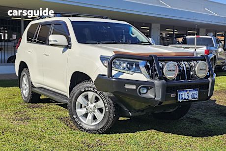 White 2017 Toyota Landcruiser Prado SUV GXL 4X4