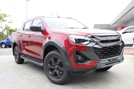 Red 2025 Isuzu D-MAX Crew Cab Utility X-Terrain (4X4)