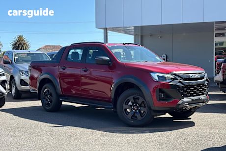 Red 2025 Isuzu D-MAX Ute Tray X-TERRAIN 4X4