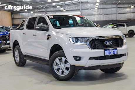 White 2022 Ford Ranger Ute Tray XLT 4X4