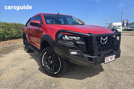 Red 2025 Mazda BT-50 Ute Tray XT 4X4