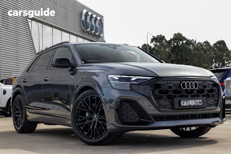 Grey 2025 Audi Q8 SUV 50 TDI S LINE 4WD