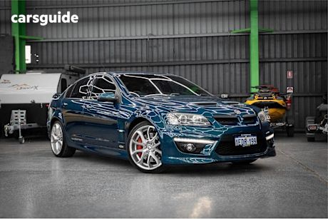 Blue 2012 HSV Clubsport Sedan R