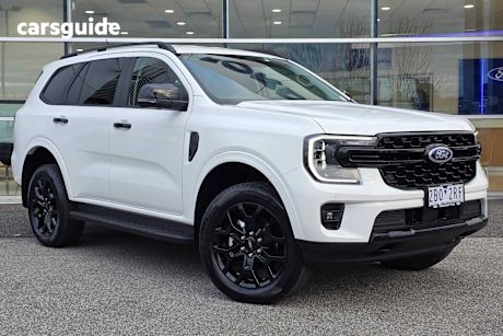 White 2025 Ford Everest SUV SPORT R