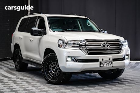 White 2021 Toyota Landcruiser Wagon Lc200 Vx (4X4)
