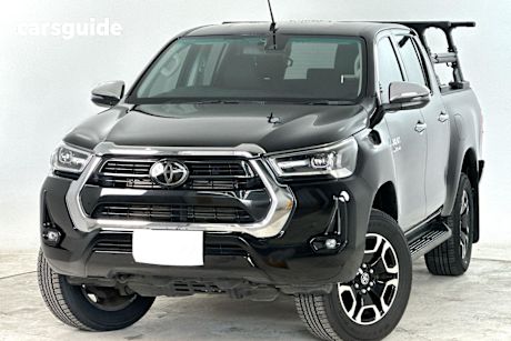 Black 2021 Toyota Hilux Ute Tray SR5 4X4