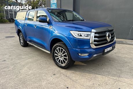 Blue 2023 GWM UTE Ute Tray CANNON-L 4X4