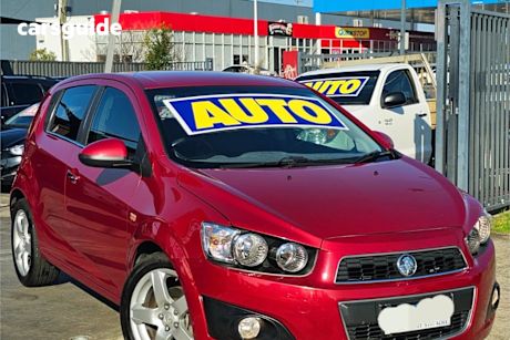 Red 2013 Holden Barina Hatch CDX F