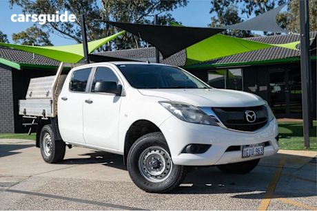 White 2017 Mazda BT-50 Ute Tray XT 4X4