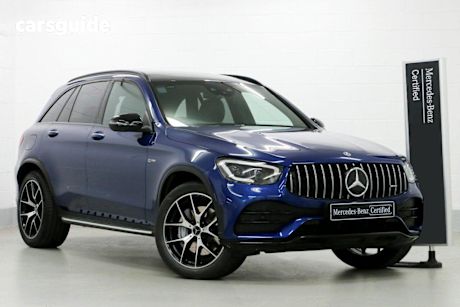 Blue 2020 Mercedes-Benz GLC-Class SUV GLC43 AMG 4WD