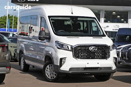 White 2025 LDV Deliver 9 Mini-bus MWB Mid Roof 11 Seat