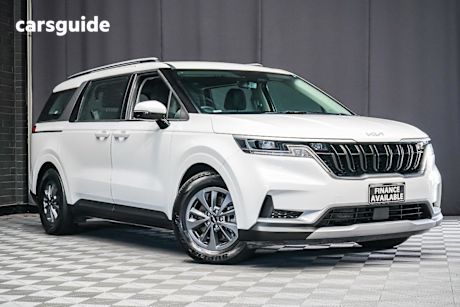 White 2022 Kia Carnival Wagon S