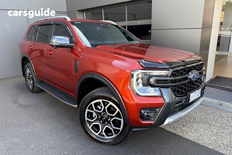 Orange 2023 Ford Everest SUV WILDTRAK 4X4