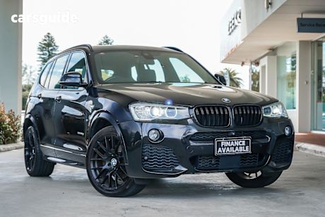Black 2016 BMW X3 Wagon Xdrive 30D