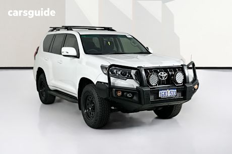 White 2019 Toyota Landcruiser Prado Wagon Gxl (4X4)
