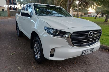 White 2021 Mazda BT-50 Dual Cab Pick-up Xt (4X4)