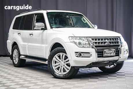 White 2019 Mitsubishi Pajero Wagon Glx Lwb (4X4) 7 Seat